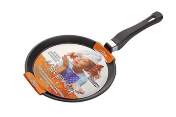 Сковорода блинная Маруся литая 22 см черная