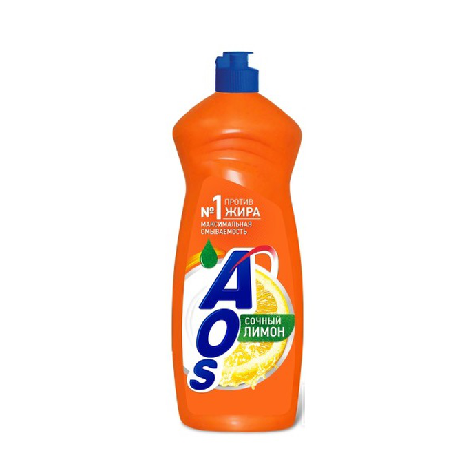 СР-ВО Д/ПОСУДЫ AOS ЛИМОН 900 МЛ 1*12