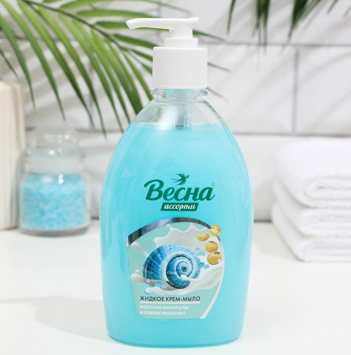 МЖ ВЕСНА Ассорти морские минералы и соевое молочко 500 мл арт. 5222