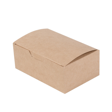 Коробка картонная для наггетсов 115х75х45мм ECO FAST FOOD BOX S для 6 шт. Размер S (мини) цвет Крафт