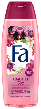 Гель для душа ФА Секреты Полинезии Аромат Экзотических цветов Umuhei SPA  250мл  5*10