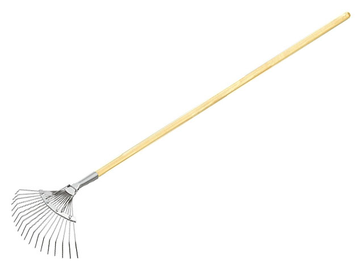 Грабли веерные большие 20 зуб. с черенком