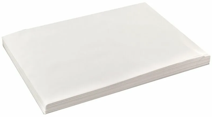 Бумага для выпечки в листах 40х60 см 500 л/уп силиконизированная белая