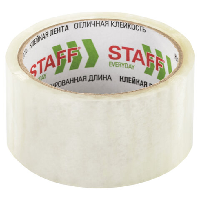 Клейкая лента упаковочная 48ммх40 м, прозрачная толщина 40 микрон.