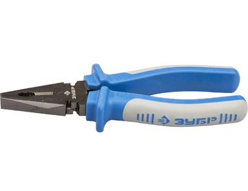 Плоскогубцы 160 мм ЗУБР "ЭКСПЕРТ", покрытие Н12Х1, двухкомпонентные рукоятки