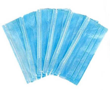 Маска медицинская одноразовая трехслойная