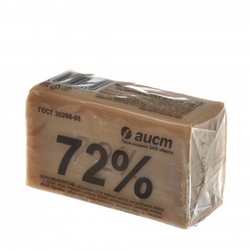 Мыло хозяйственное 72% 200 гр. АИСТ б/упак. вл.48