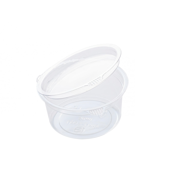 Соусник с крышкой 50мл прозрачный/80 (1200 шт)