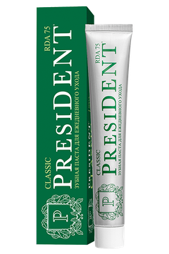 Зубная паста PRESIDENT Classic 75 гр