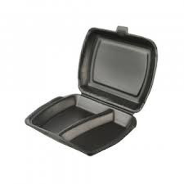 Ланч-бокс ВПС 248х204х60 2-секц ЧЕРНЫЙ
