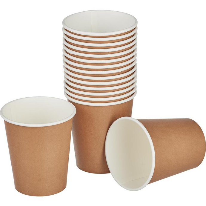 Стакан бумажный 200 мл  2-сл "Крафт" 2.0 Д.80 мм