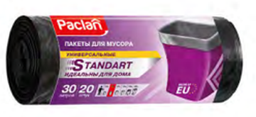 PACLAN STANDARD МЕШКИ ДЛЯ МУСОРА 30Л, 20ШТ.