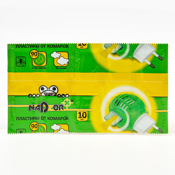 Пластины от комаров б/запаха /10шт