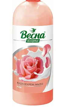Жидкое крем-мыло «Весна» роза, 850 г. Дозатор арт. 5239