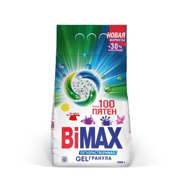 СТИР-Й ПОРОШОК BIMAX 100 ПЯТЕН AUTOMAT М/У 3 КГ 1 *4
