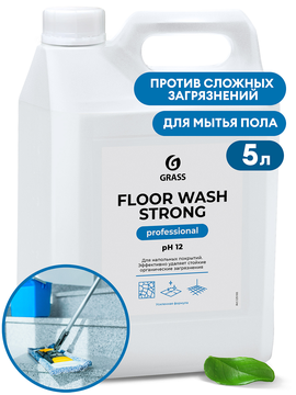 Щелочное средство GRASS для мытья пола "Floor wash strong", 5,6 кг/вл.4, 125193