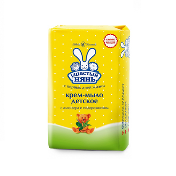 Н/к Ушастый Нянь Мыло   АЛОЭ    90гр  *6*72