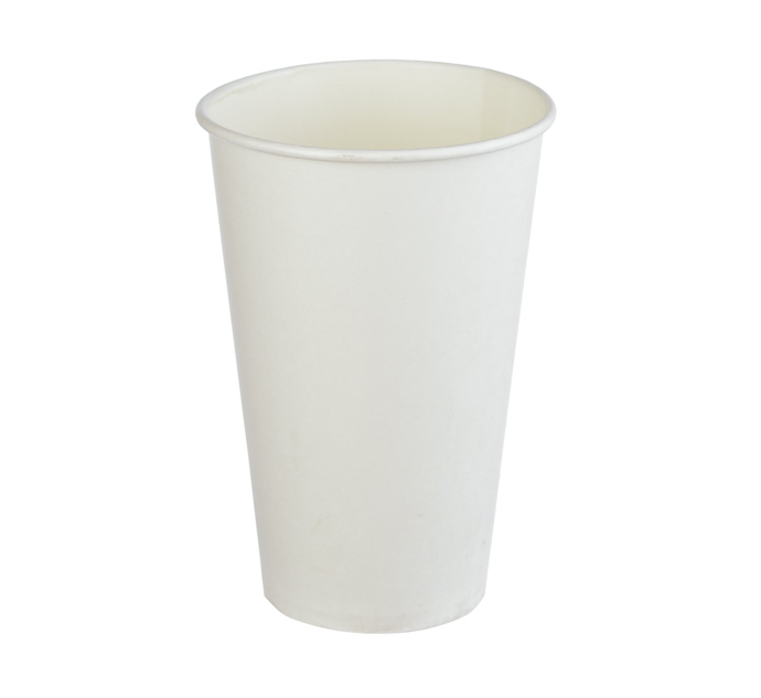 Стакан 330 мл белый бумажный